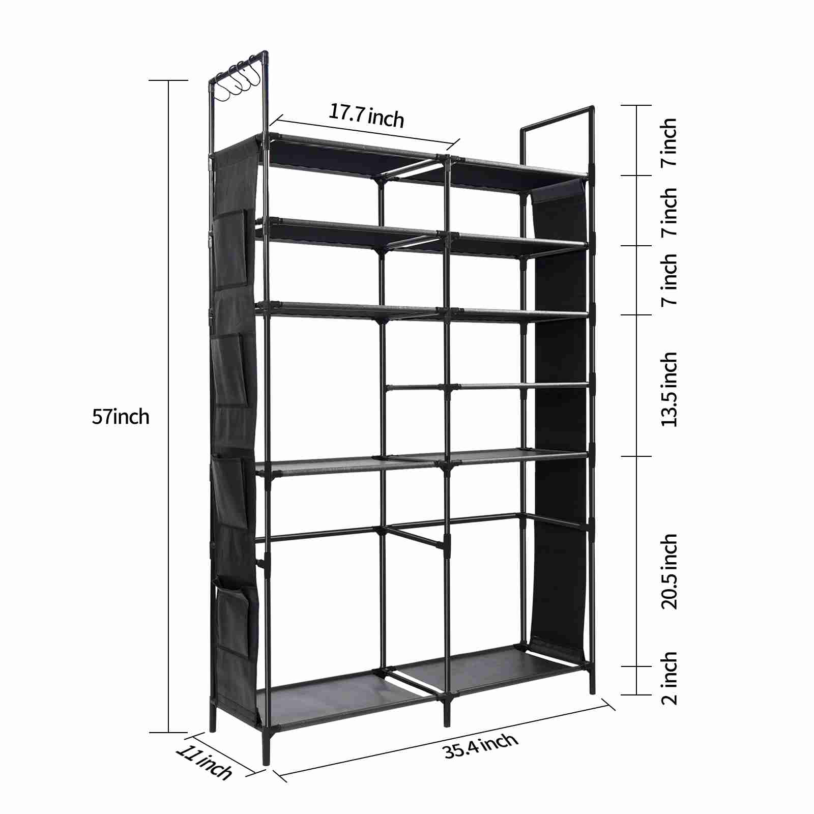 shoe-rack-shoe-organizer-storage-for-closet-entryway-bedroom with discount code