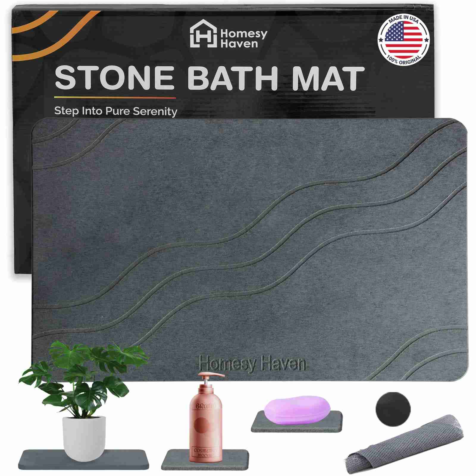 stone-bath-mat with cash back rebate