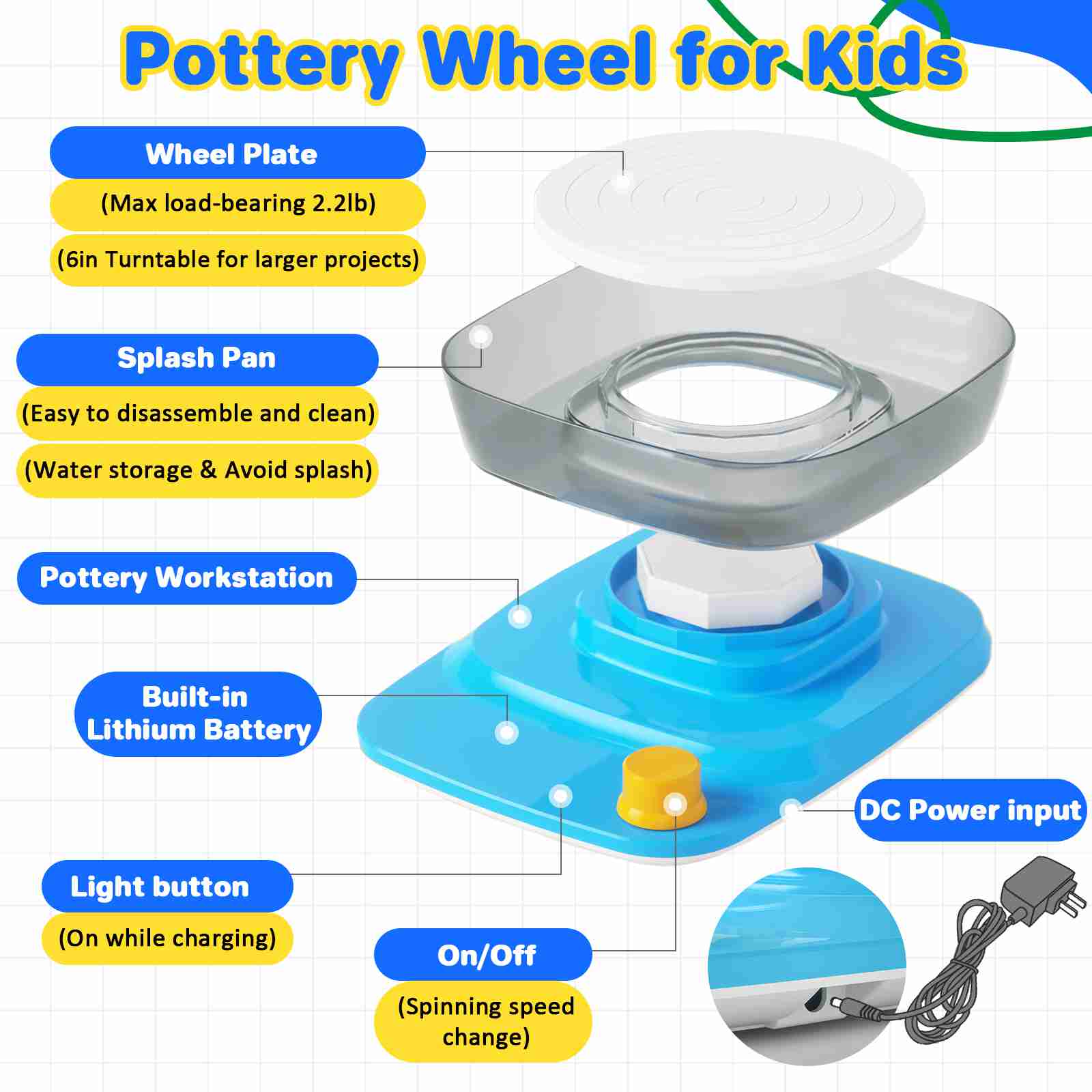 kids-pottery-wheel-kit-mini-pottery-wheel-pottery-kit for cheap