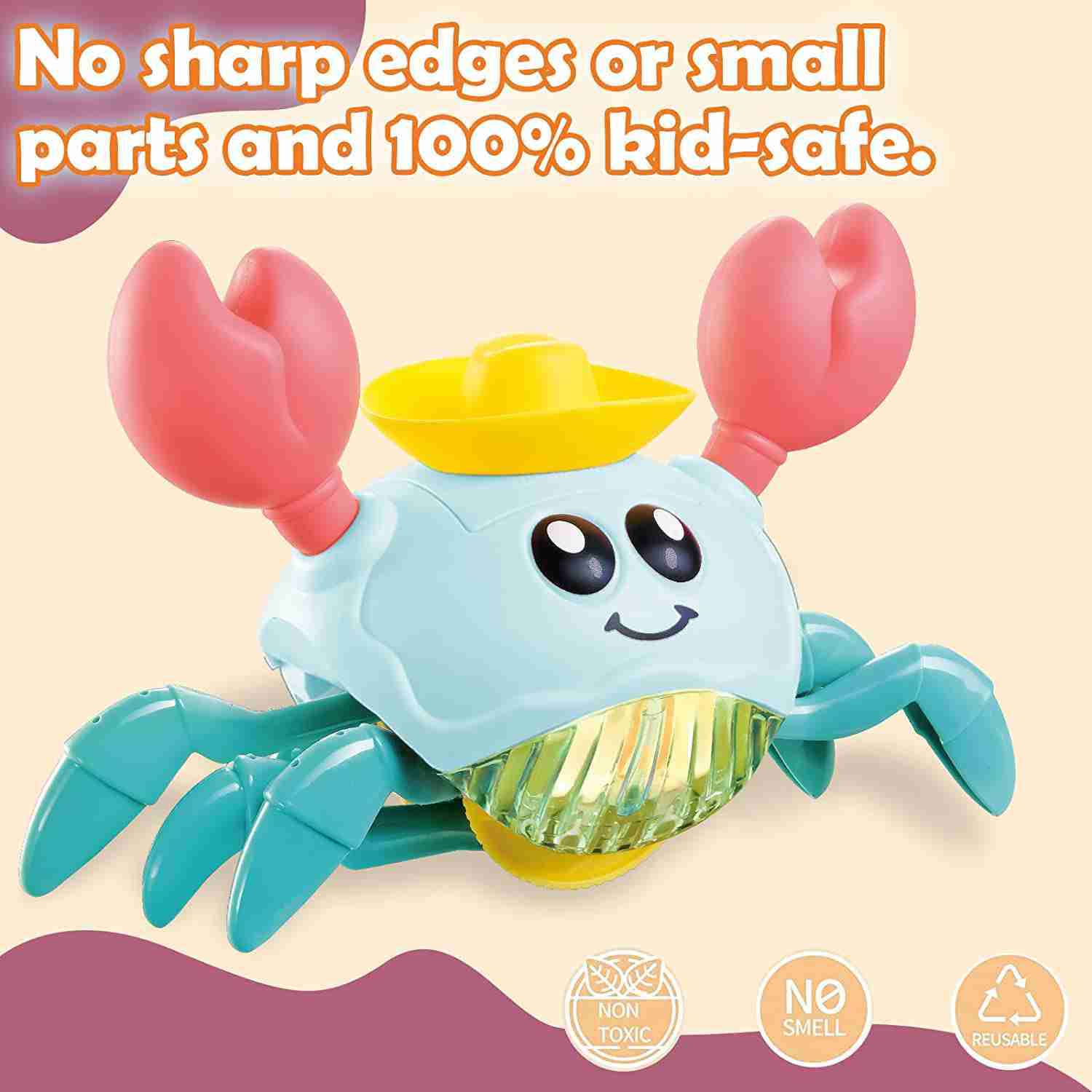 musical-crawling-crab-baby-toy with discount code