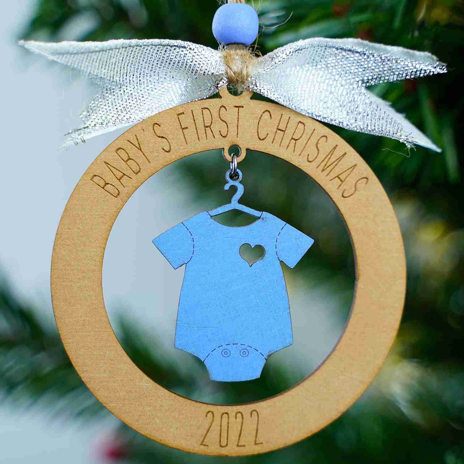 baby-boy-first-christmas-ornament-2022 with cash back rebate