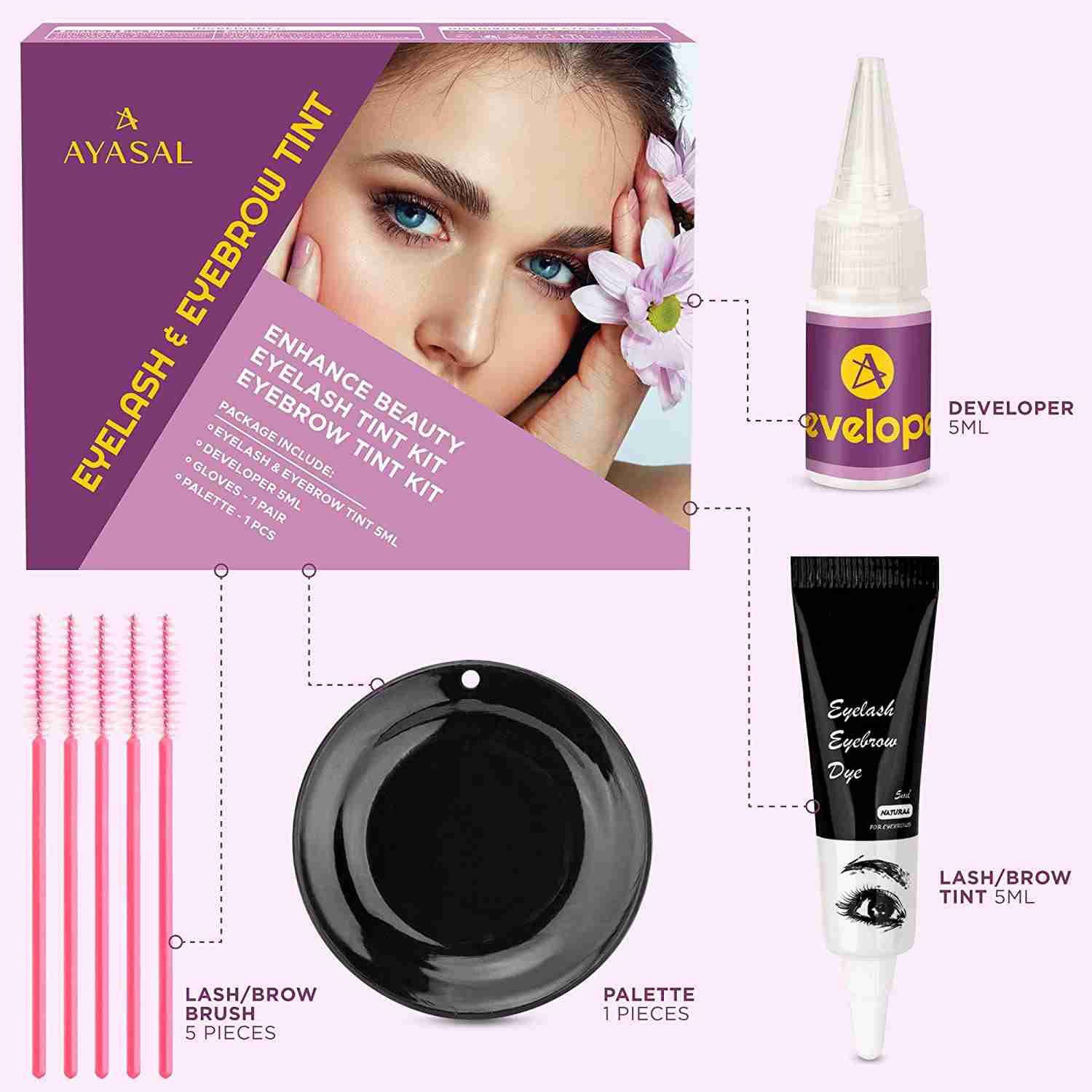 ayasal-eyebrow-coloring-kit with discount code