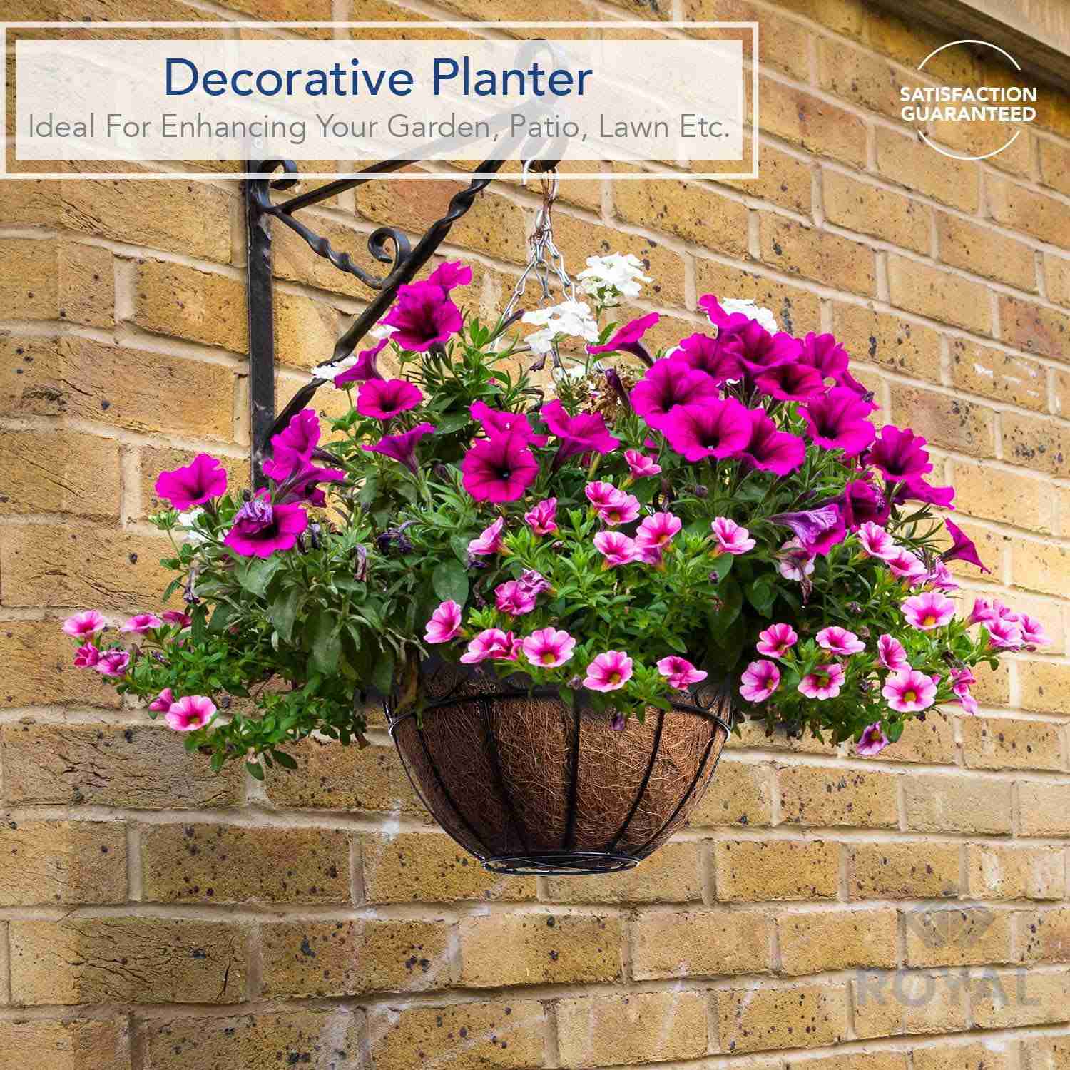 metal-hanging-planter-flower-basket for cheap