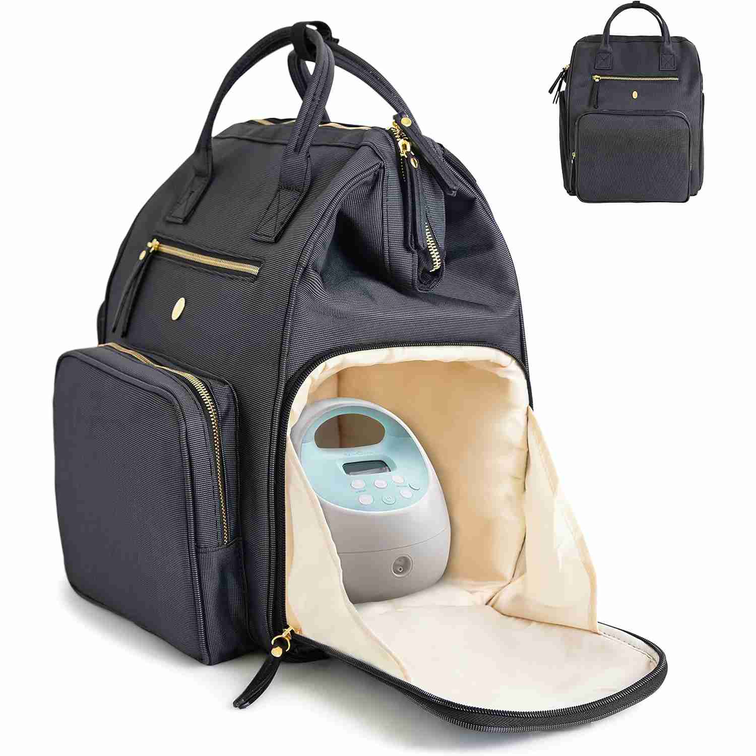 breastpump-backpack-bag-with-cooler-pocket with cash back rebate