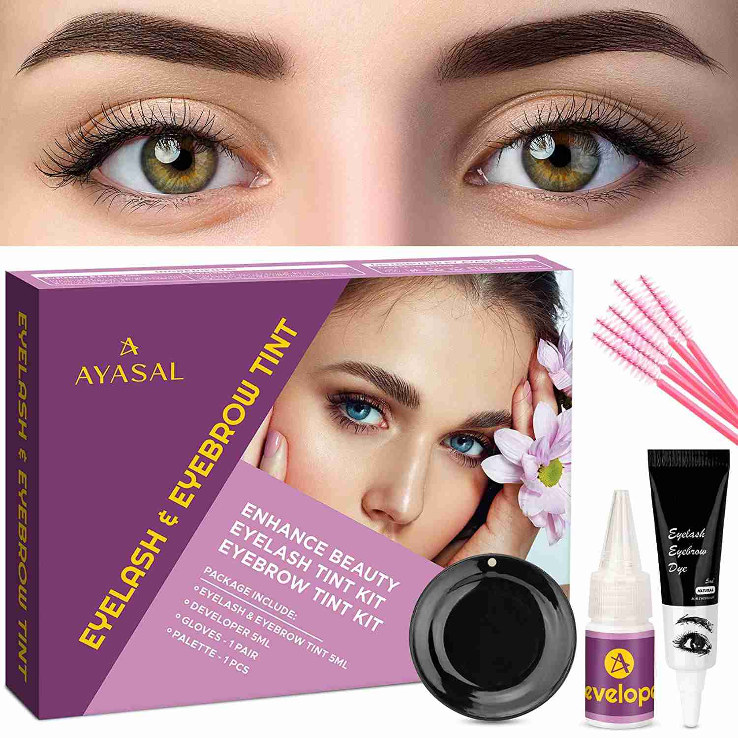 ayasal-eyelash-and-eyebrow-coloring-kit for cheap