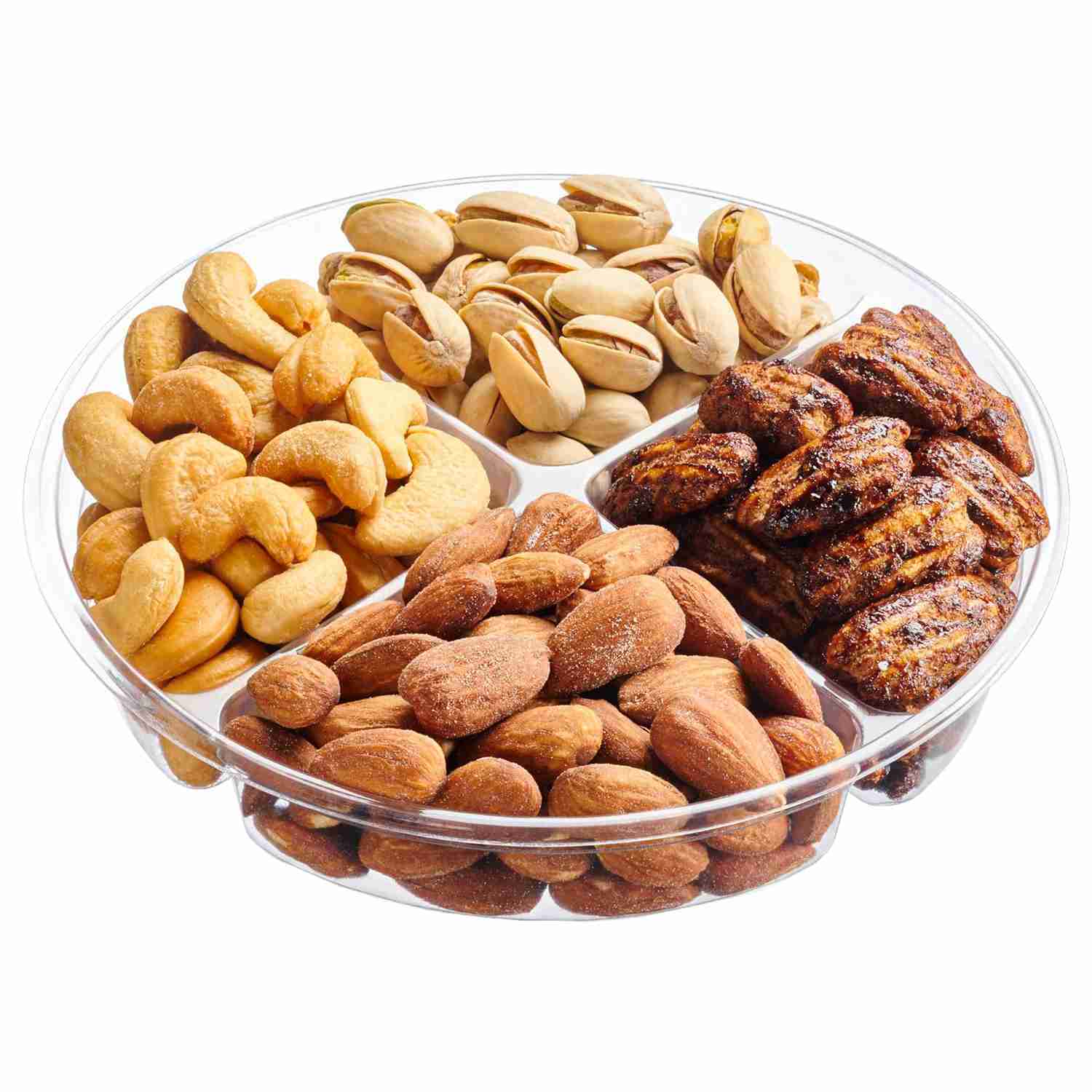 nuts-round-gift-tray with discount code