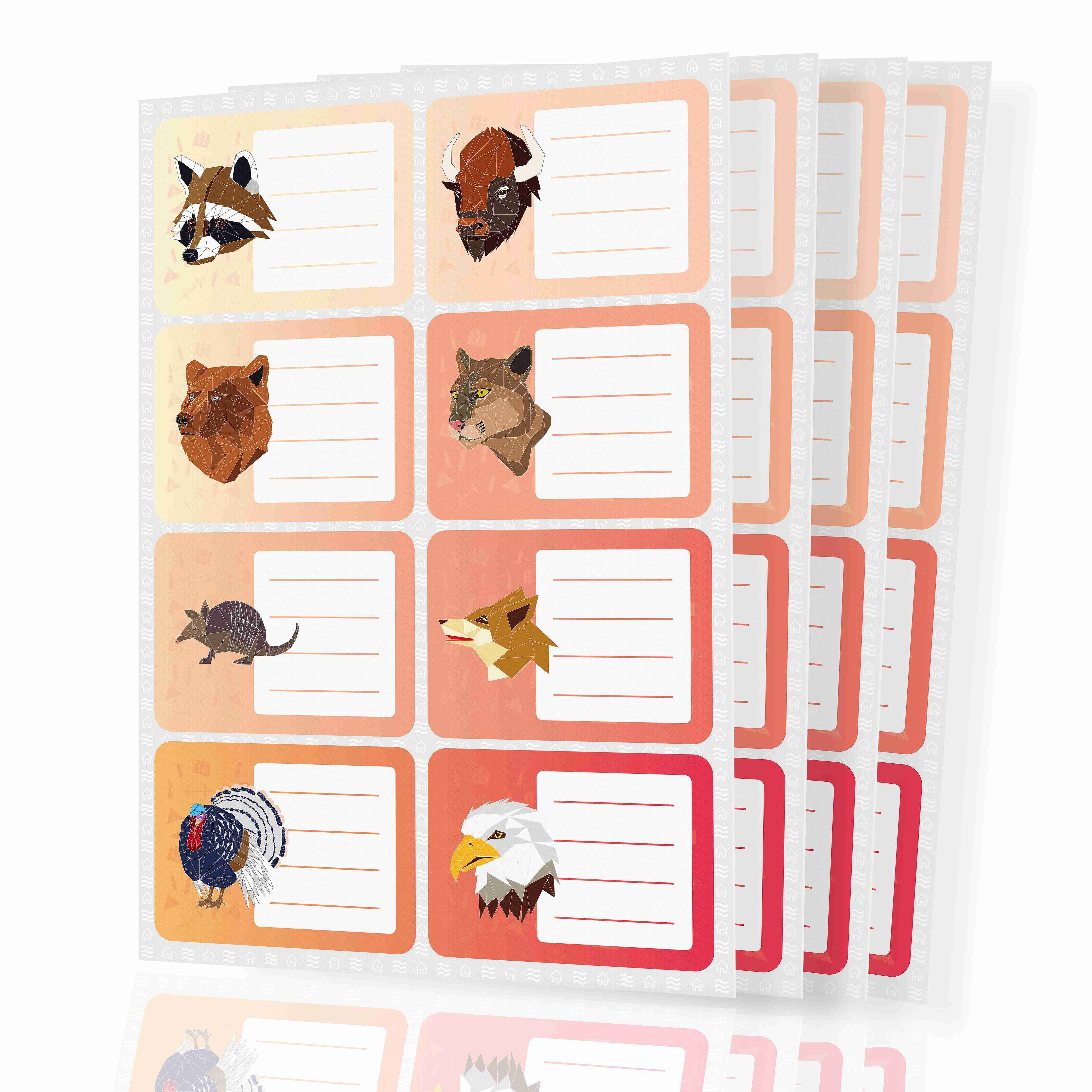 animal-stickers-for-kids-custom-stickers-name-tags with cash back rebate