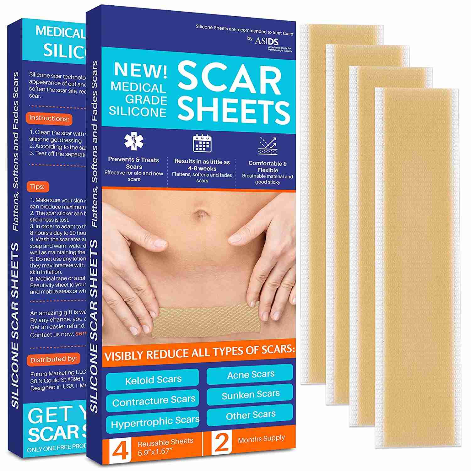 silicone-scar-sheets with cash back rebate
