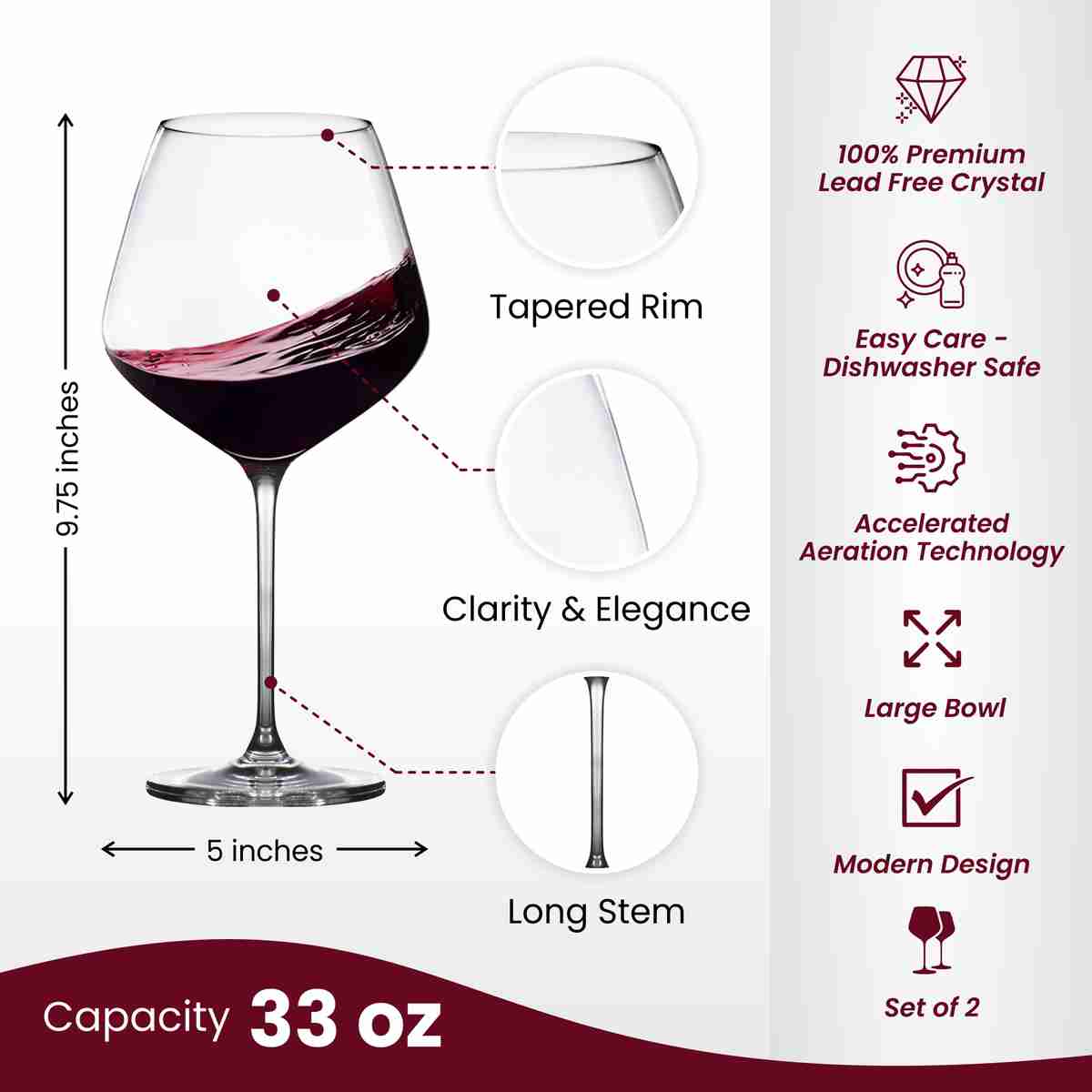 red-wine-glasses-set-of-2 for cheap