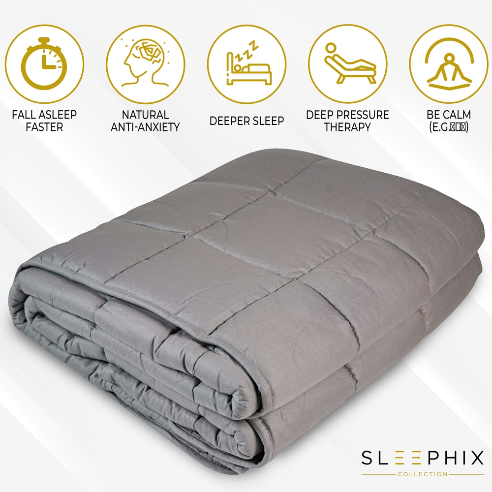 Weighted Blanket 17.5 lbs - Twin Full Queen Size - Rebaid
