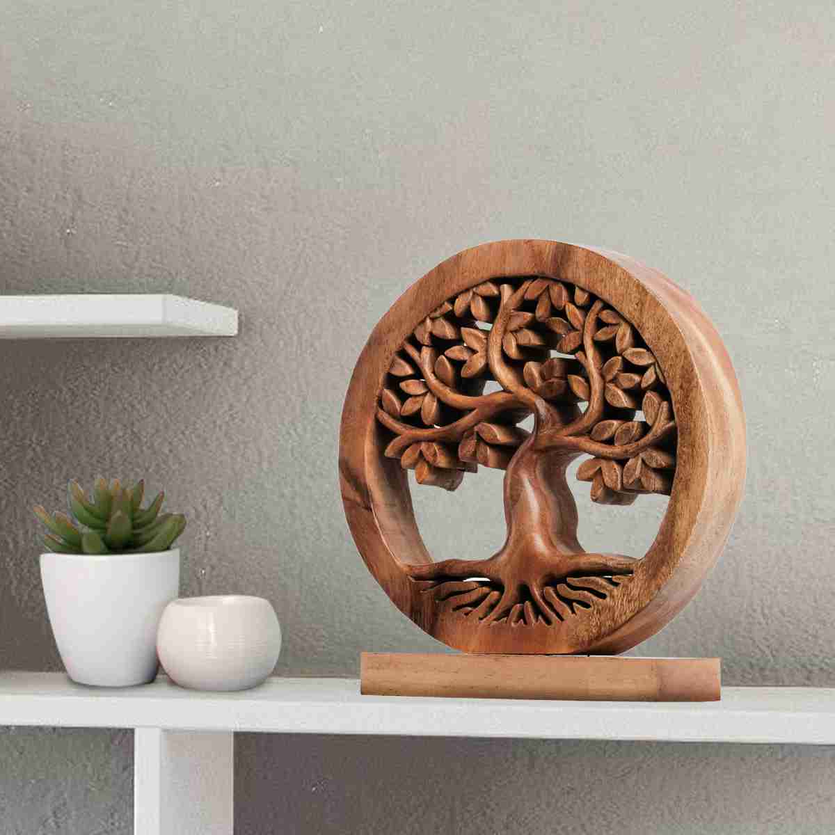 wooden-tabletop-decor-tree-of-life with discount code