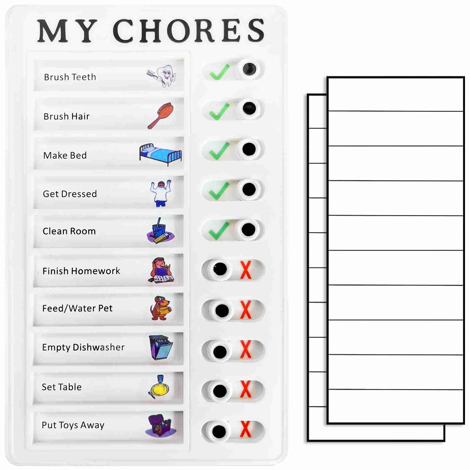 chore-chart with cash back rebate