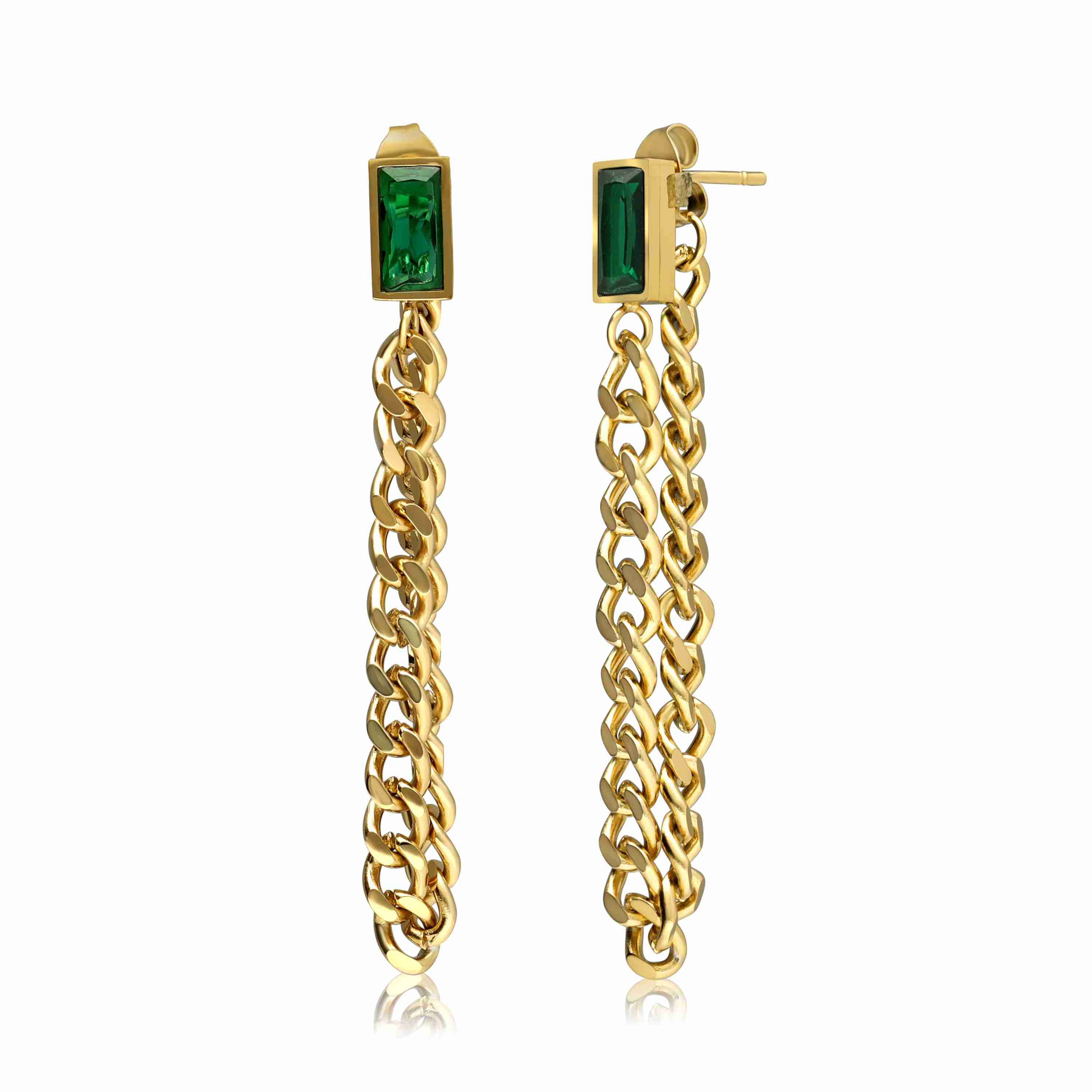emerald-green-earrings with cash back rebate