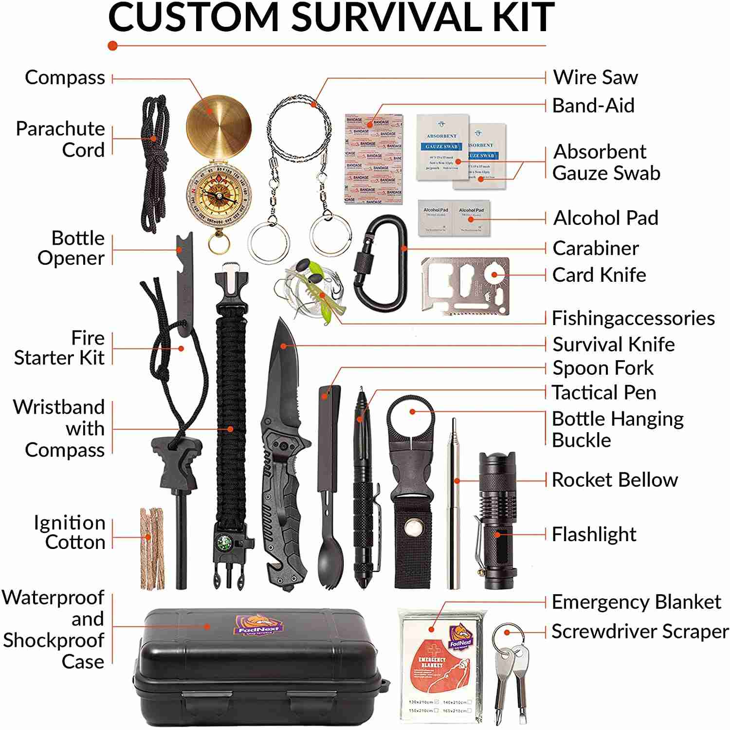 camping-survival-kit-necessary-emergency-tools-hiking-gear for cheap