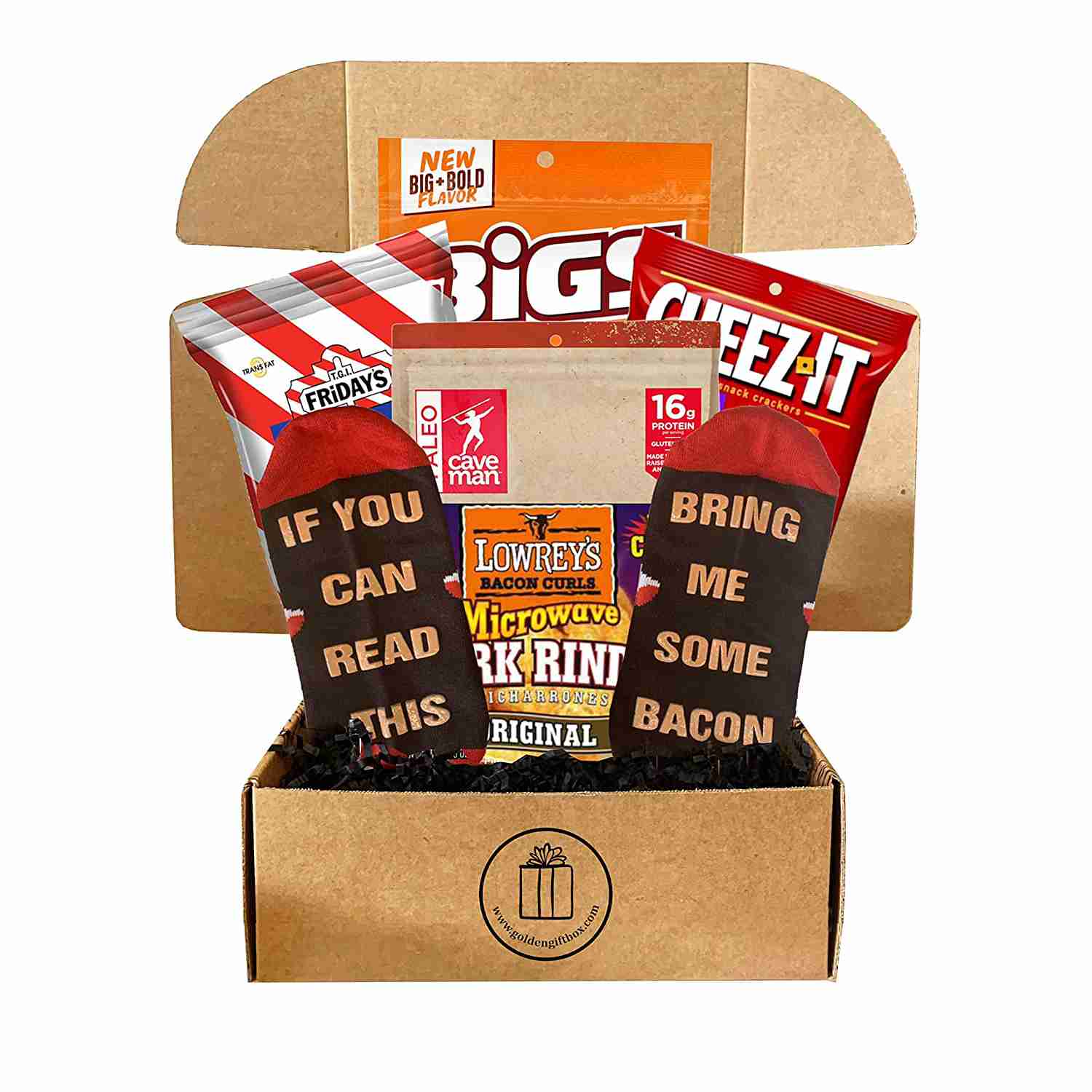 Father's Day Gift Basket Bacon Lovers Box Rebaid