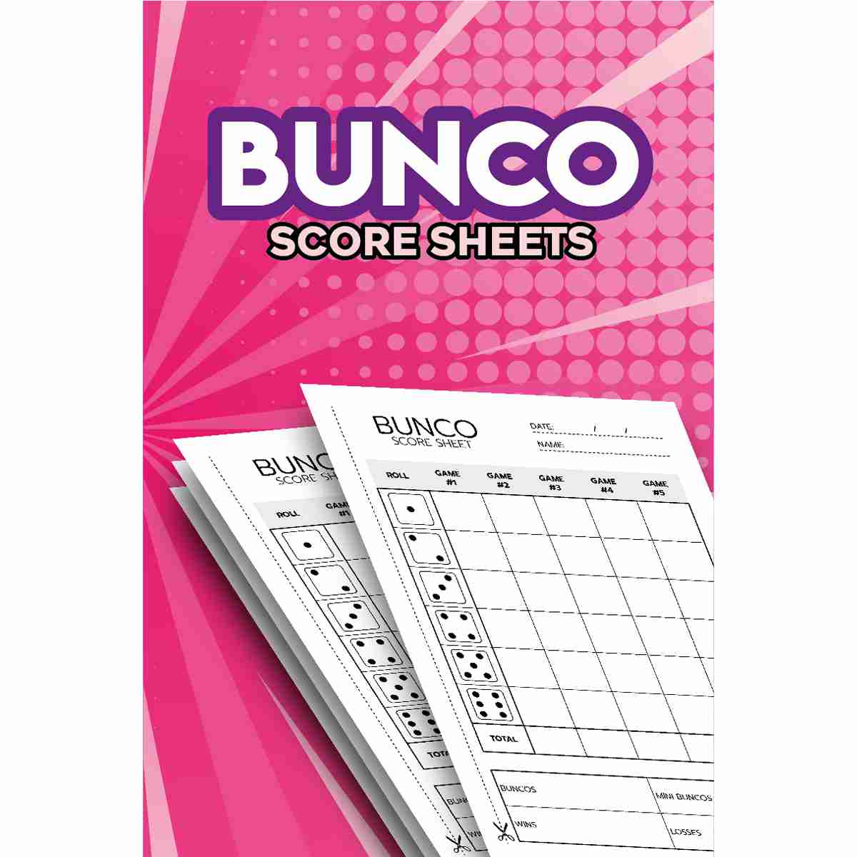 bunco-score-sheets with cash back rebate