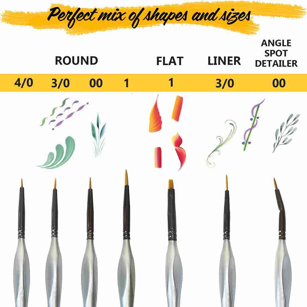 miniature-paint-brushes for cheap