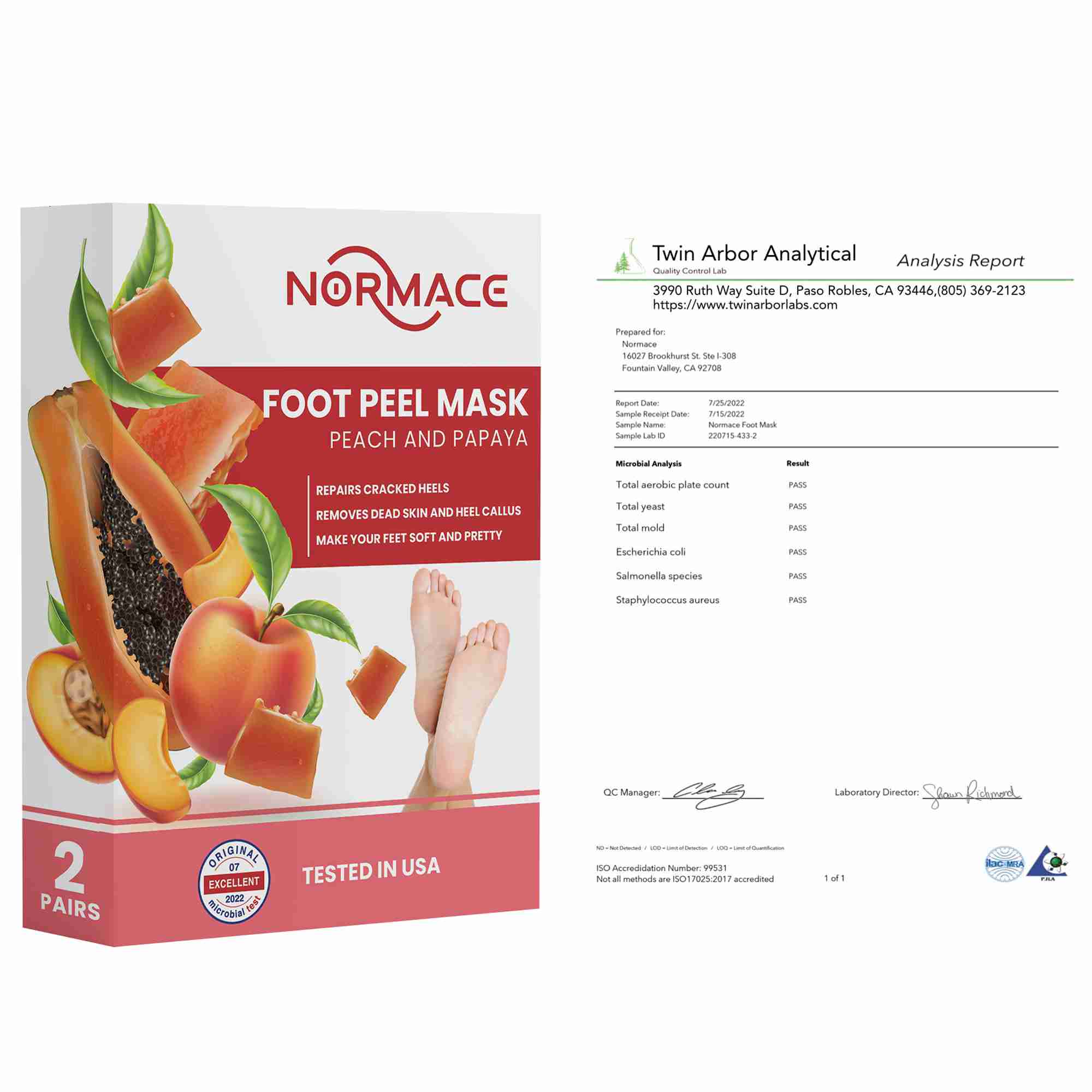 foot-mask with cash back rebate