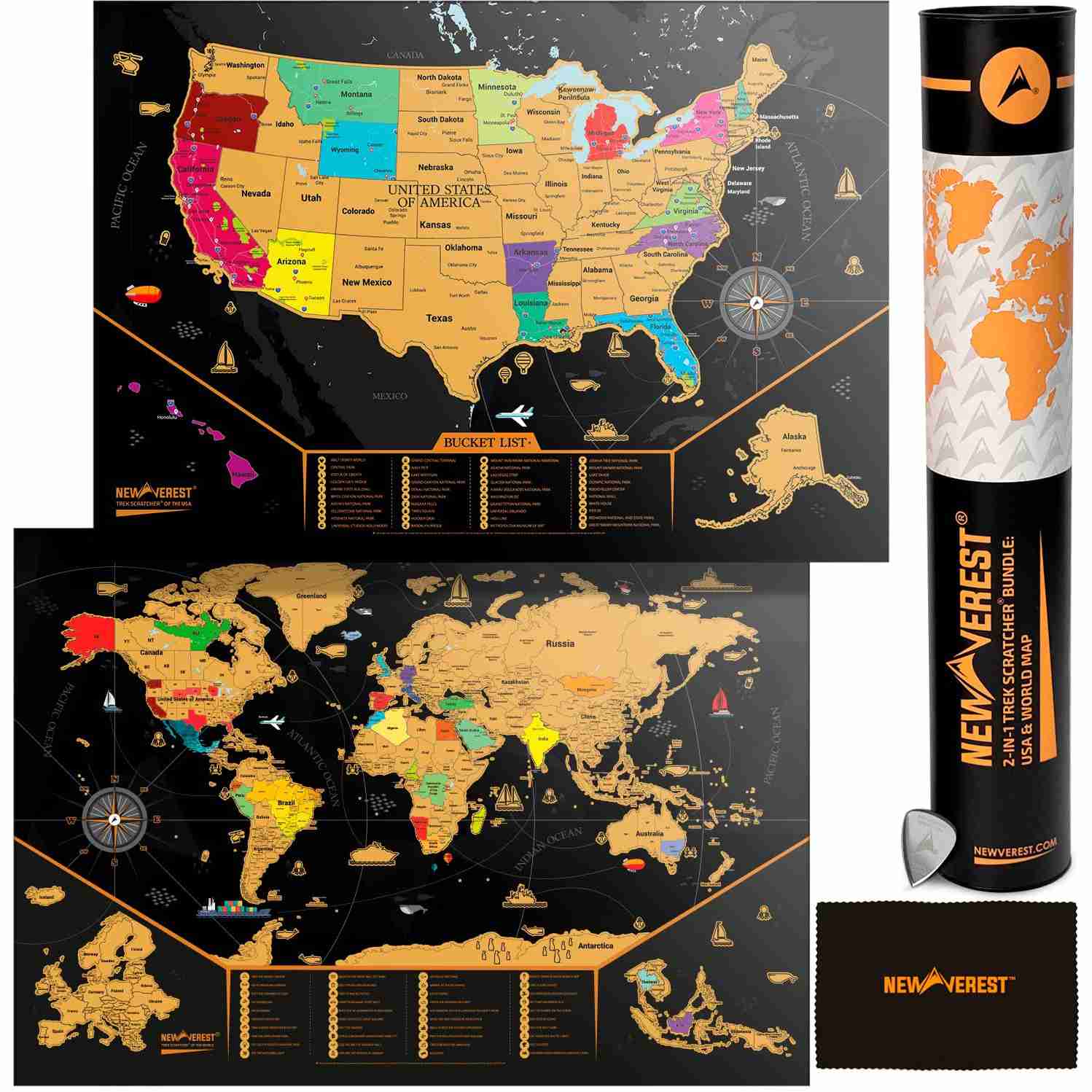 scratch-off-map-of-the-usa-world-travel-poster with cash back rebate
