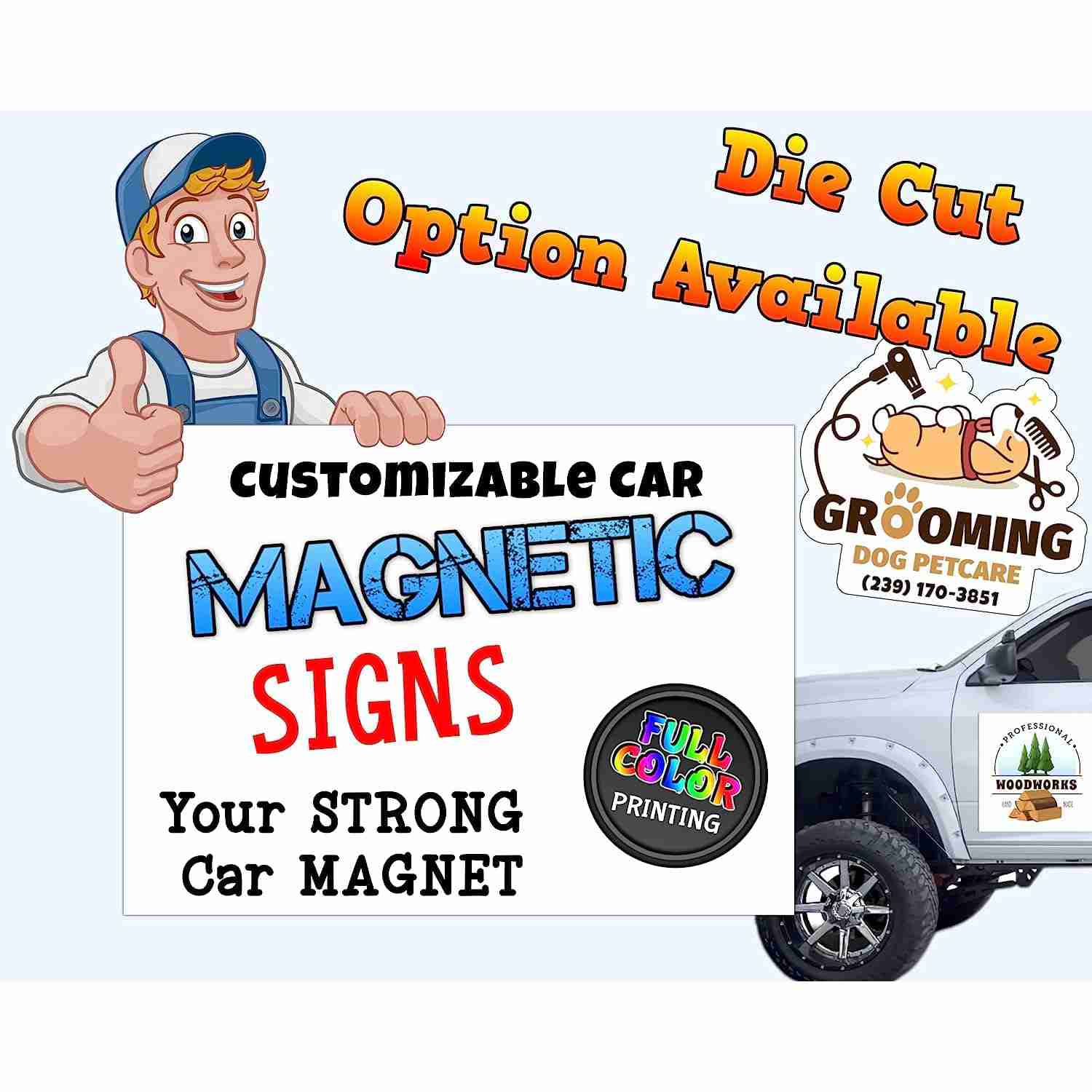 car-magnet-magnets-advertisement-personalized-die-cut-logo for cheap